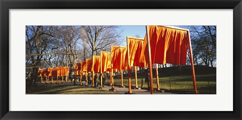 Framed Gates Project, New York City Print