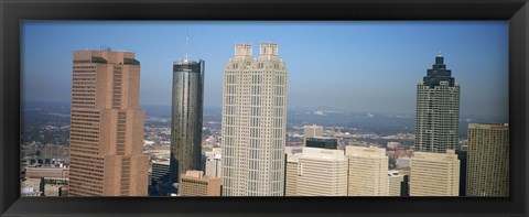 Framed Skyscrapers in a city, Atlanta, Georgia, USA Print