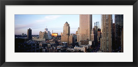 Framed Close up of skyscrapers in Atlanta, Georgia, USA Print