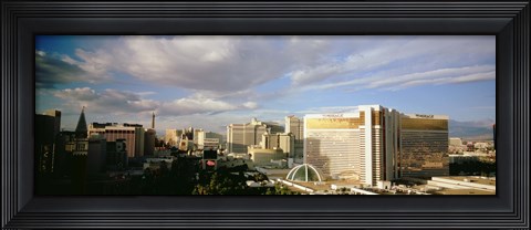 Framed Cloudy Sky Over the Mirage, Las Vegas, Nevada Print