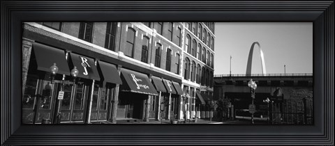 Framed Entrance Of A Building, Old Town, St. Louis, Missouri, USA Print