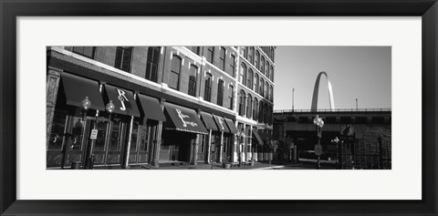 Framed Entrance Of A Building, Old Town, St. Louis, Missouri, USA Print