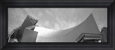 Framed Low Angle View Of A Building, Millennium Park, Chicago, Illinois, USA Print