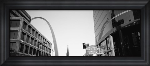 Framed Low Angle View Of Buildings, St. Louis, Missouri, USA Print