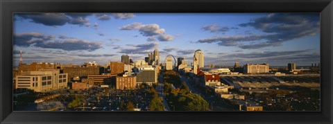 Framed High Angle View of St. Louis, Missouri Print