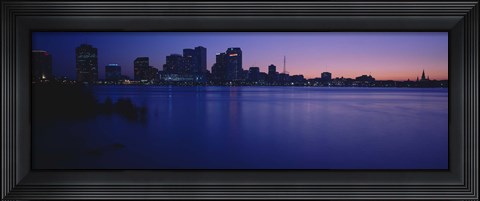 Framed Buildings at the waterfront, New Orleans, Louisiana, USA Print