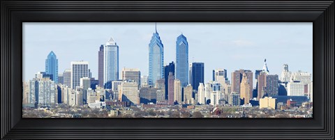 Framed Skyscrapers in Philadelphia, Pennsylvania, USA Print