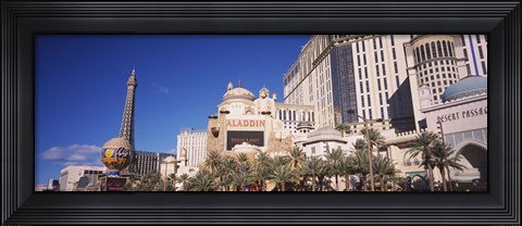 Framed Hotel in a city, Aladdin Resort And Casino, The Strip, Las Vegas, Nevada, USA Print
