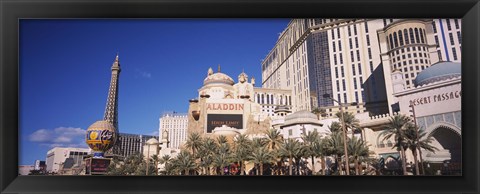 Framed Hotel in a city, Aladdin Resort And Casino, The Strip, Las Vegas, Nevada, USA Print