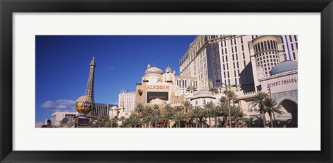 Framed Hotel in a city, Aladdin Resort And Casino, The Strip, Las Vegas, Nevada, USA Print