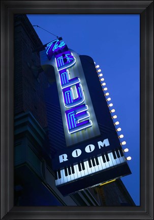 Framed Blue Room Jazz Club, 18th &amp; Vine Historic Jazz District, Kansas City, Missouri, USA Print