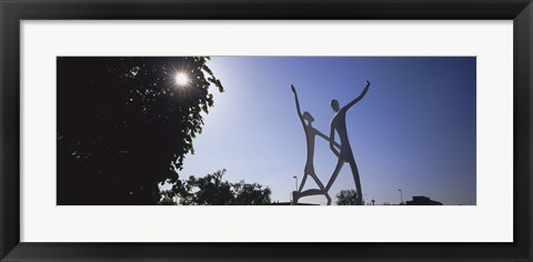 Framed Low angle view of sculptures, Colorado Convention Center, Denver, Colorado, USA Print