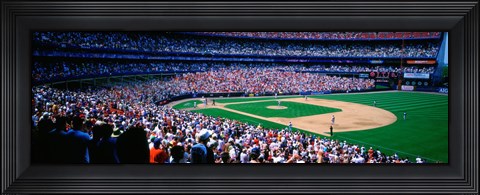 Framed Shea Stadium, New York Print