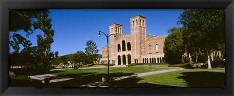 Framed Facade of a building, Royce Hall, City of Los Angeles, California, USA Print