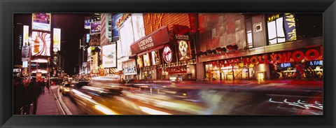 Framed Times Square at Nigth, Manhattan Print