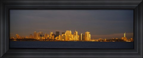 Framed New York and Statue of Liberty Print