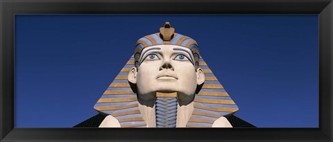 Framed Low angle view of a sphinx, Luxor Hotel Sphinx, Las Vegas, Nevada, USA Print