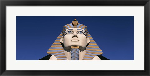 Framed Low angle view of a sphinx, Luxor Hotel Sphinx, Las Vegas, Nevada, USA Print