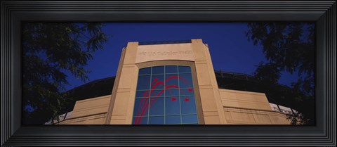 Framed Low angle view of a building, U.S. Cellular Field, Chicago White Sox, Chicago, Illinois Print
