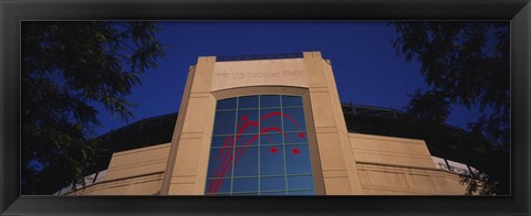 Framed Low angle view of a building, U.S. Cellular Field, Chicago White Sox, Chicago, Illinois Print