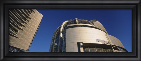 Framed Low angle view of a city hall, Downtown San Jose, Silicon Valley, California Print