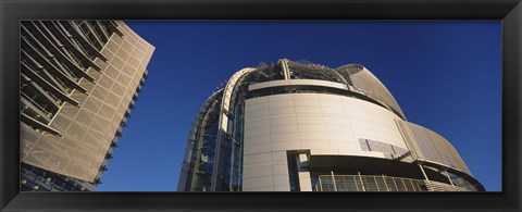 Framed Low angle view of a city hall, Downtown San Jose, Silicon Valley, California Print