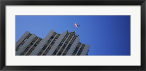 Framed Low angle view of an office building, Downtown San Jose, San Jose, Silicon Valley, Santa Clara County, California, USA Print