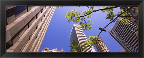Framed Low angle view of buildings in a city, San Francisco, California, USA Print