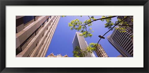 Framed Low angle view of buildings in a city, San Francisco, California, USA Print