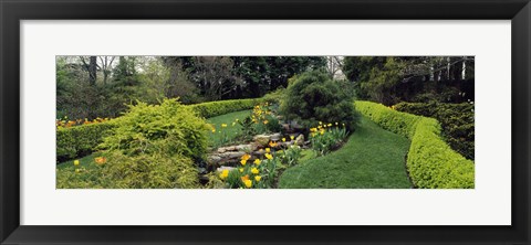 Framed Ladew Topiary Gardens, Monkton, Baltimore County, Maryland Print