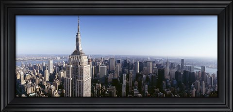Framed Empire State Building, New York City, New York State, USA Print