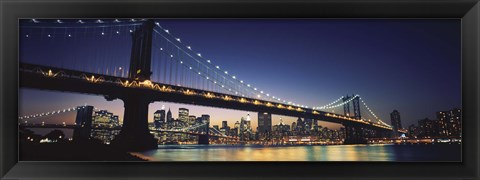 Framed Manhattan Bridge, New York City Print