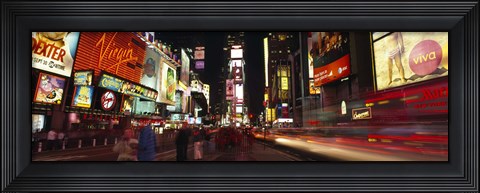 Framed Buildings in a city, Broadway, Times Square, Midtown Manhattan, Manhattan, New York City Print