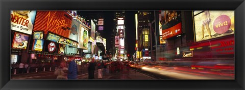 Framed Buildings in a city, Broadway, Times Square, Midtown Manhattan, Manhattan, New York City Print