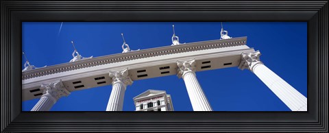 Framed Low angle view of a hotel, Caesars Palace, The Las Vegas Strip, Las Vegas, Nevada, USA Print