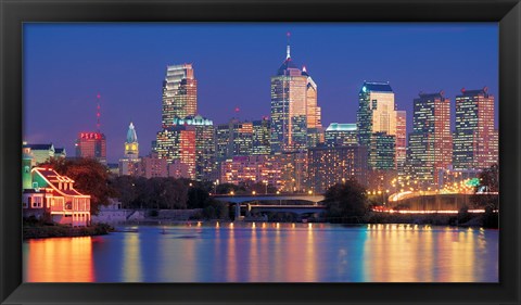 Framed Philadelphia, Pennsylvania Print