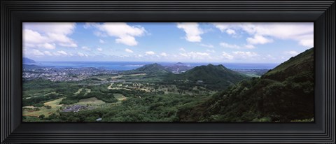 Framed Kaneohe, Oahu, Hawaii Print