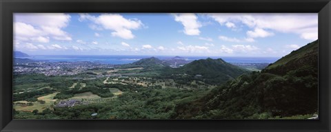 Framed Kaneohe, Oahu, Hawaii Print