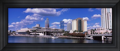 Framed Buildings at the coast, Tampa, Hillsborough County, Florida, USA Print