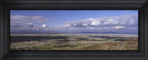 Framed Clouds over a landscape, South Mountain Park, Phoenix, Maricopa County, Arizona, USA Print