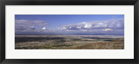 Framed Clouds over a landscape, South Mountain Park, Phoenix, Maricopa County, Arizona, USA Print