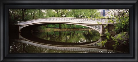 Framed Arch bridge across a lake, Central Park, Manhattan, New York City, New York State, USA Print