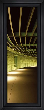 Framed Walkway of a city hall, San Jose City Hall, San Jose, Santa Clara County, California, USA Print