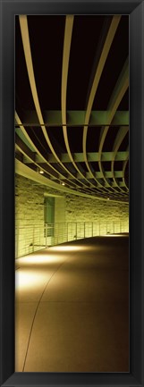 Framed Walkway of a city hall, San Jose City Hall, San Jose, Santa Clara County, California, USA Print