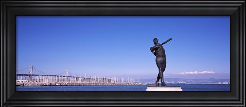 Framed San Francisco Bay, Bay Bridge, San Francisco, California, USA Print