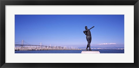 Framed San Francisco Bay, Bay Bridge, San Francisco, California, USA Print