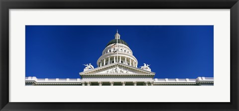 Framed Dome of California State Capitol Building, Sacramento, California Print