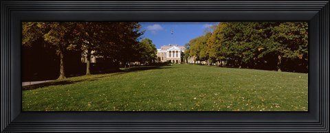 Framed Lawn in front of a building, Bascom Hall, Bascom Hill, University of Wisconsin, Madison, Dane County, Wisconsin, USA Print