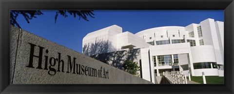 Framed Facade of an art museum, High Museum of Art, Atlanta, Fulton County, Georgia, USA Print