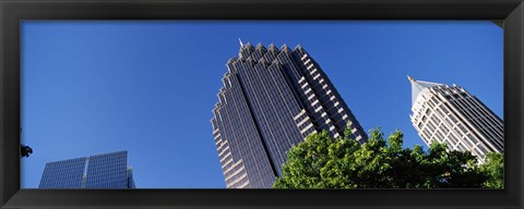 Framed Atlanta Skyscrapers, Georgia Print